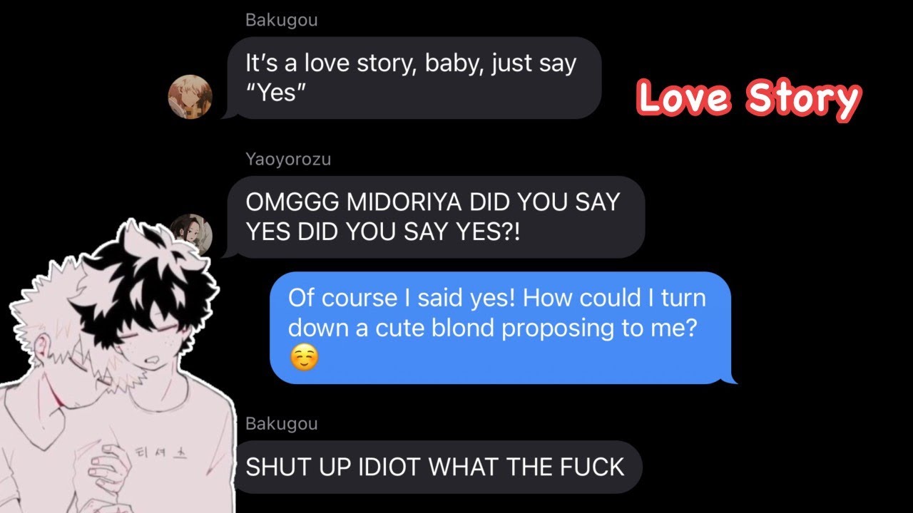 Love Story || BakuDeku || BNHA Lyric Prank