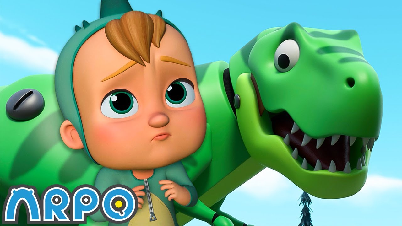 Daniel's Dino Toy Trouble! 🦖 | ARPO The Robot | Funny Kids Cartoons | Moonbug Kids