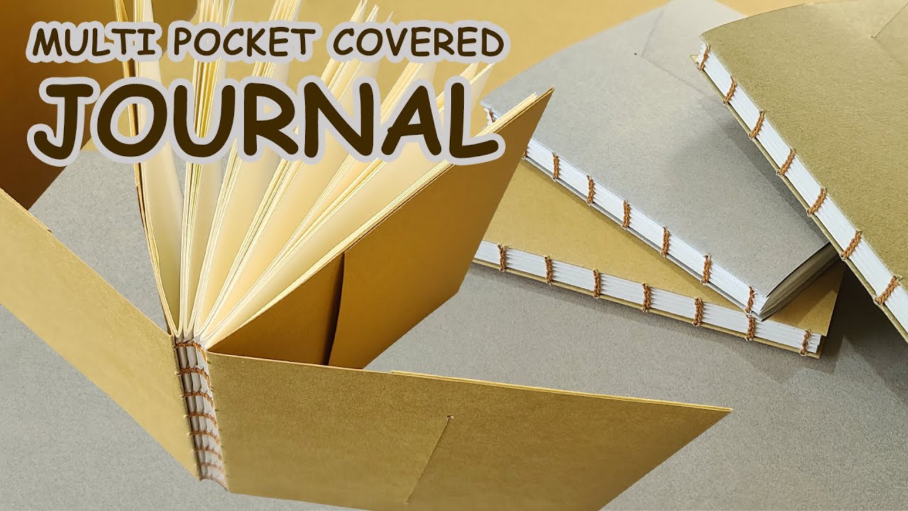만들어서남주기11  Multipocket covered journal bookbinding 멀티포켓 다꾸 노트 #handmade#bookmaking#수제노트#다이어리꾸미기#다이어리