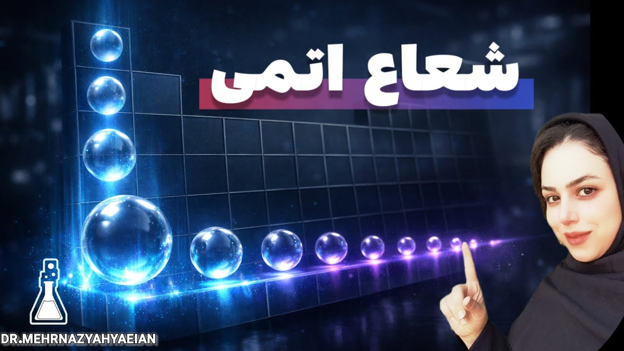 شعاع اتمی رو قورت بده ! / آموزش مفهومی /روند شعاع در جدول تناوبی + تفسیر نمودار شعاع و نکات مهم آن