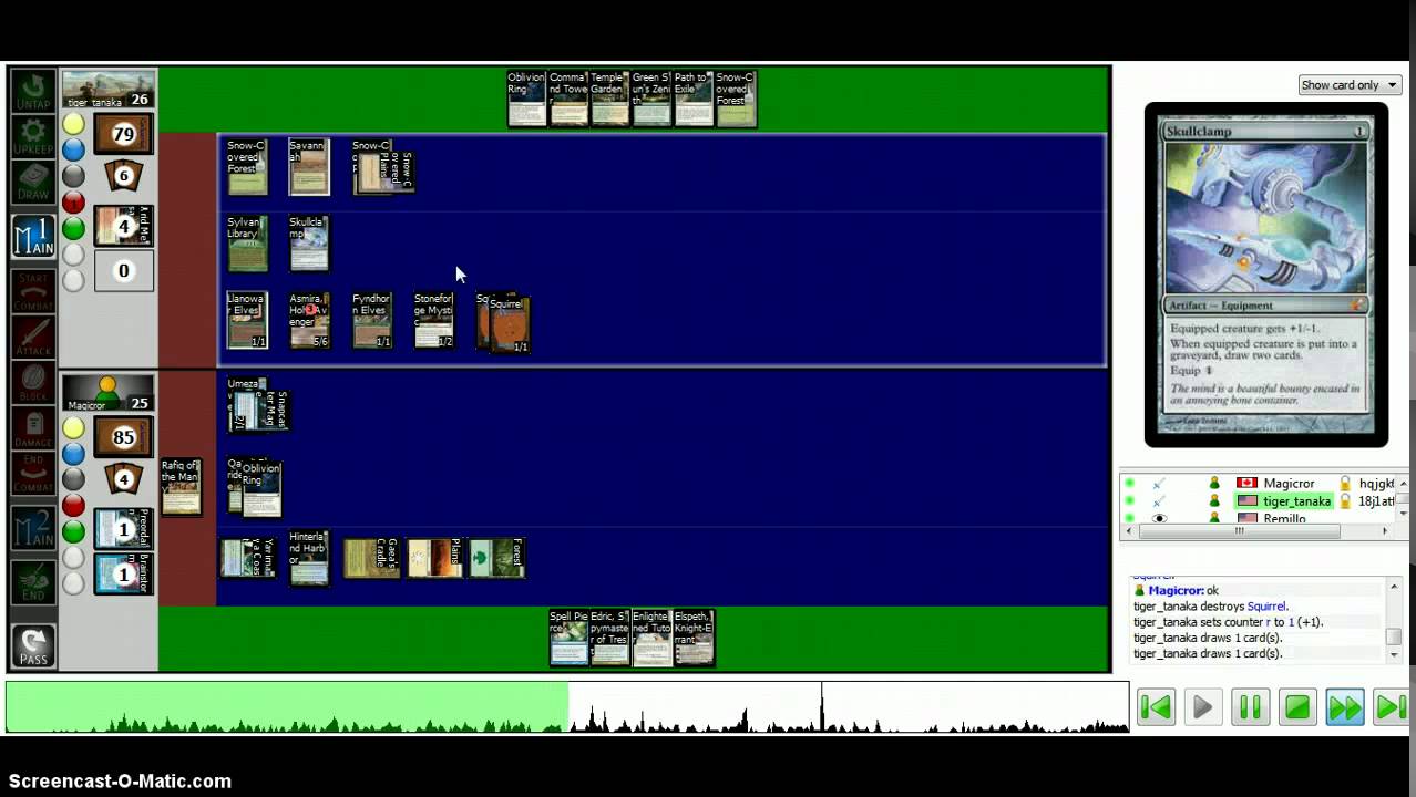 MTG: Duel Commander - Rafiq of the Many (Magicror) vs. Asmira