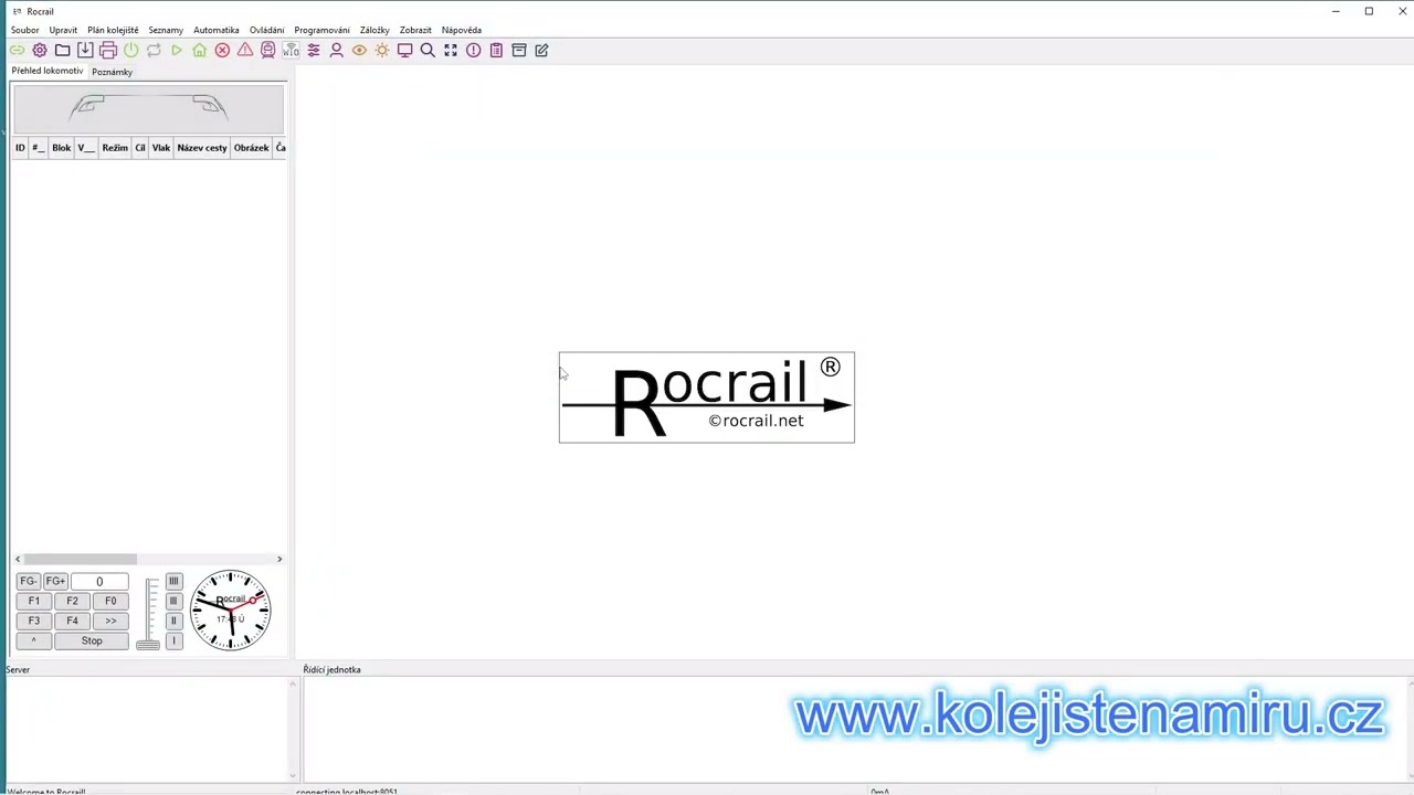 RocRail - n&aacute;vod - 1. d&iacute;l - Stažen&iacute; a z&aacute;kladn&iacute; informace