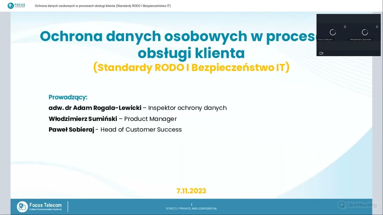 Ochrona danych osobowych w procesach obsługi klienta(Standardy RODO I Bezpieczeństwo IT)