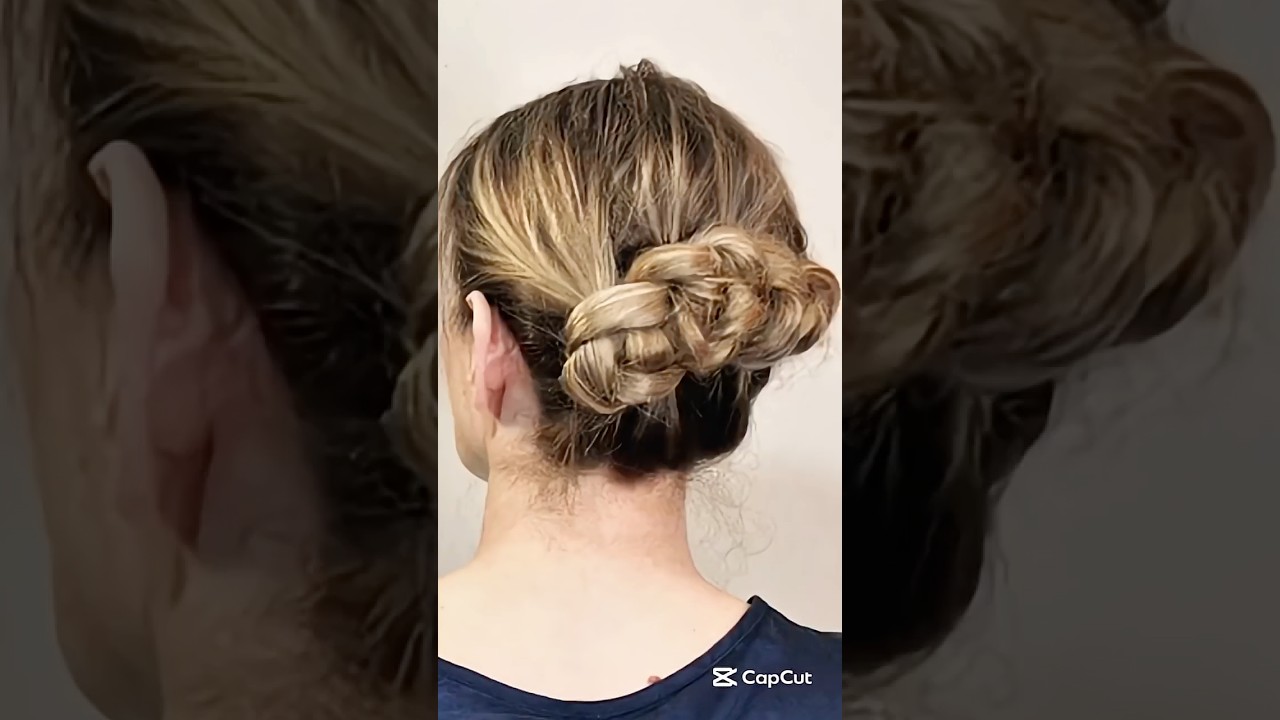 Easy Updo Hack 😍 No One Will Know It Took Minutes