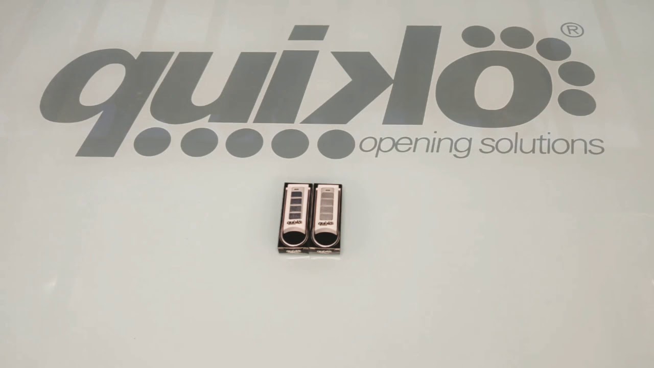 New Quiko Remote with Copy function. How to copy code from other Quiko Gate Automation Remotes