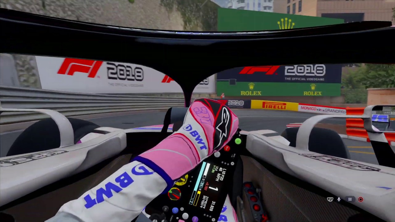 F1 2018 Gameplay Monaco Grand Prix | PS4 Pro 4K