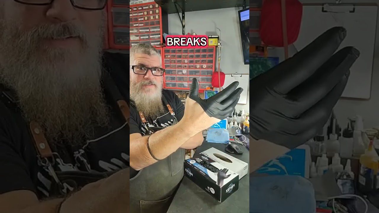 How Far Can FINITEX Black Nitrile Gloves Stretch? #nitrilegloves #finitex