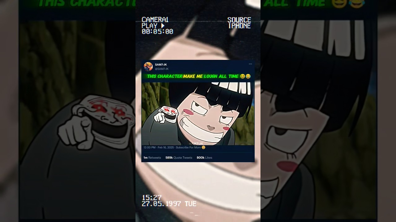 POWER OF LIFE OF CURRY 😈(ROCK LEE) 🥶