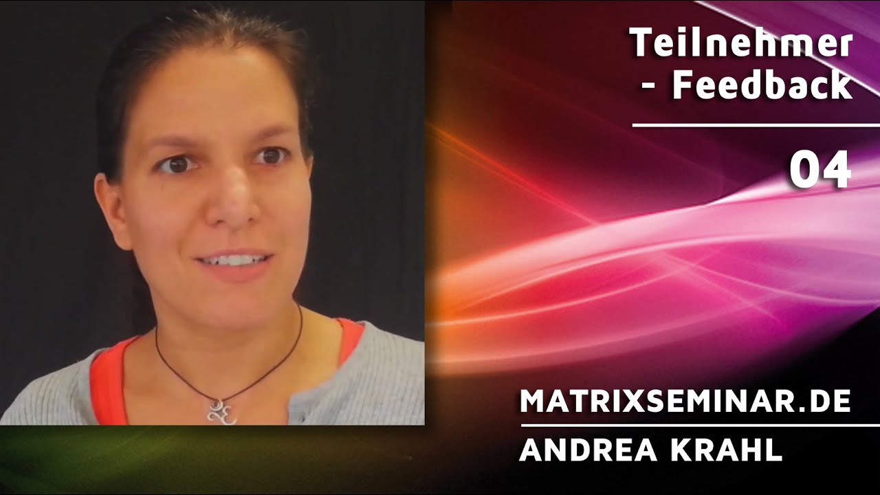 VIDEO-FEEDBACK 04 | SEMINAR MATRIX QUANTENHEILUNG