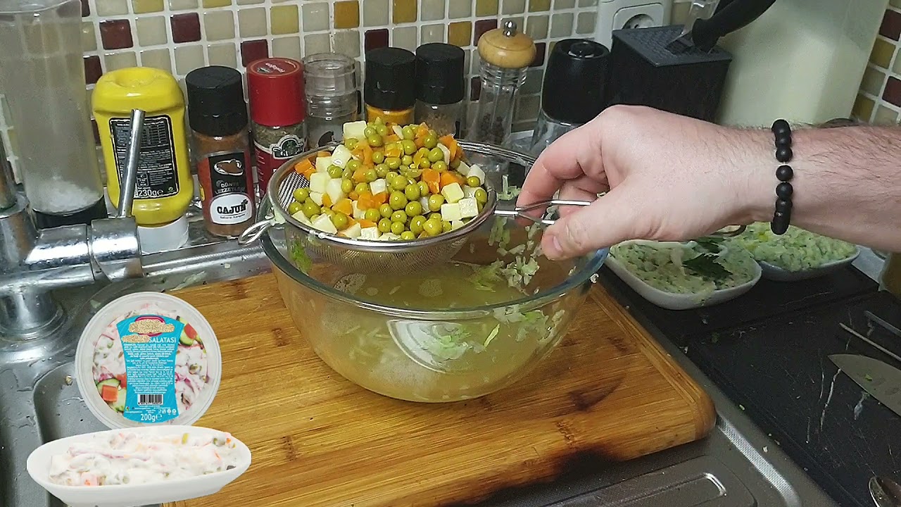 Старая турецкая закуска и русская салатная тактика буфетов - два рецепта закусок