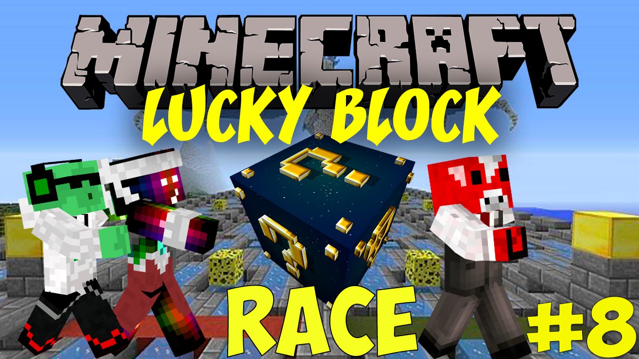 Minecraft: Lucky Block Race osa: 8: 6 Erillaista Lucky Blockia. Erä: 2