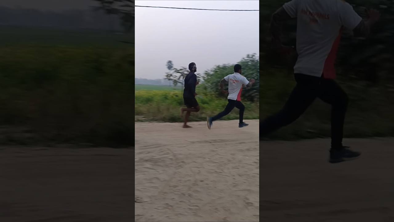 200 m running test video 