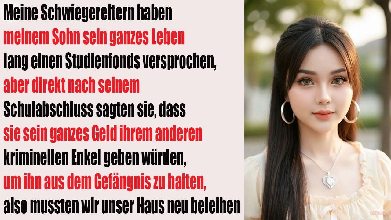 Schwiegereltern versprachen den College-Fonds – doch nach dem Abi bricht ihr Wort!