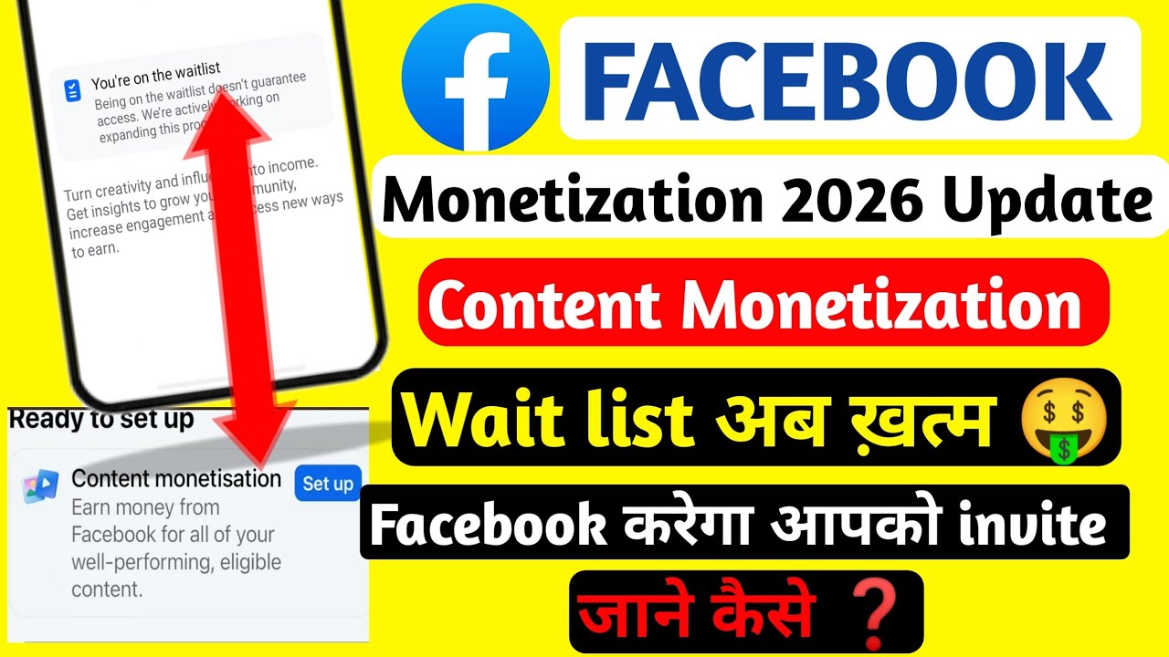 Facebook Content monetization New Update | How to Setup Content monetization 