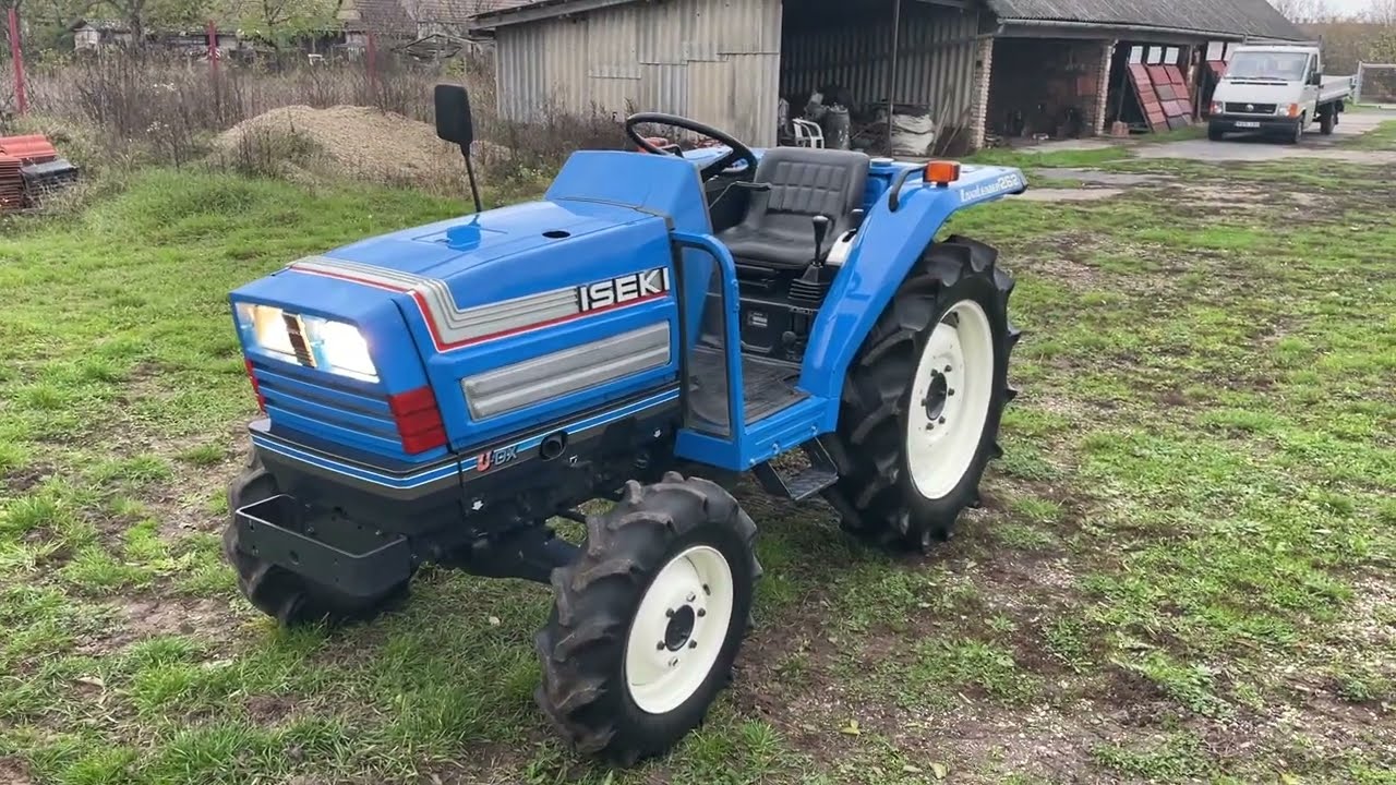 ISEKI TA262 manual review + start kleintraktor japanese compact tractor Японский минитрактор