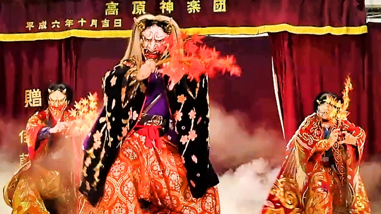 ひろしま安芸高田神楽【紅葉狩】 #美穂神楽団 2026.4.11～第35回星ヶ丘桜まつり神楽共演大会