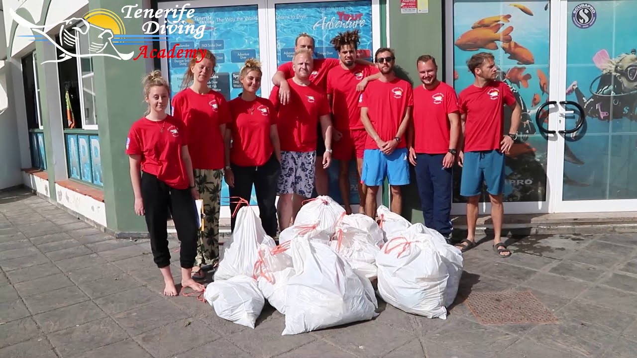 Tenerife Beach Clean with Tenerife Diving Academy