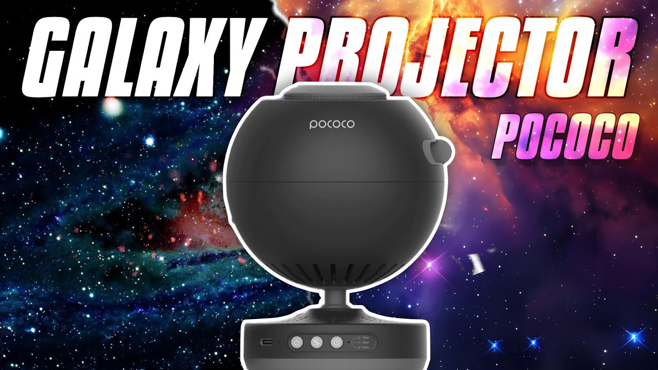 EVİ GALAKSİYE ÇEVİREN PROJEKSİYON! 5K UHD DİSKLER İLE GERÇEKCİ GÖRÜNTÜ! Pococo Galaxy Projector