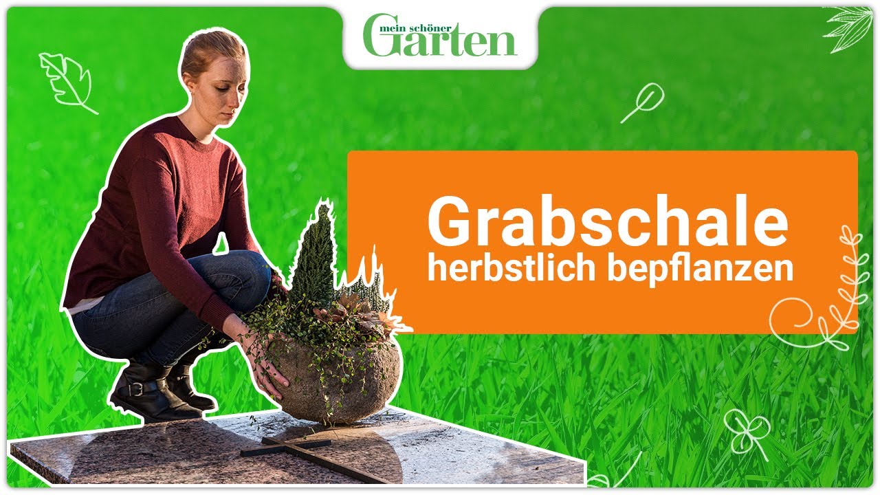 Grabschale bepflanzen: So gelingt der Grabschmuck