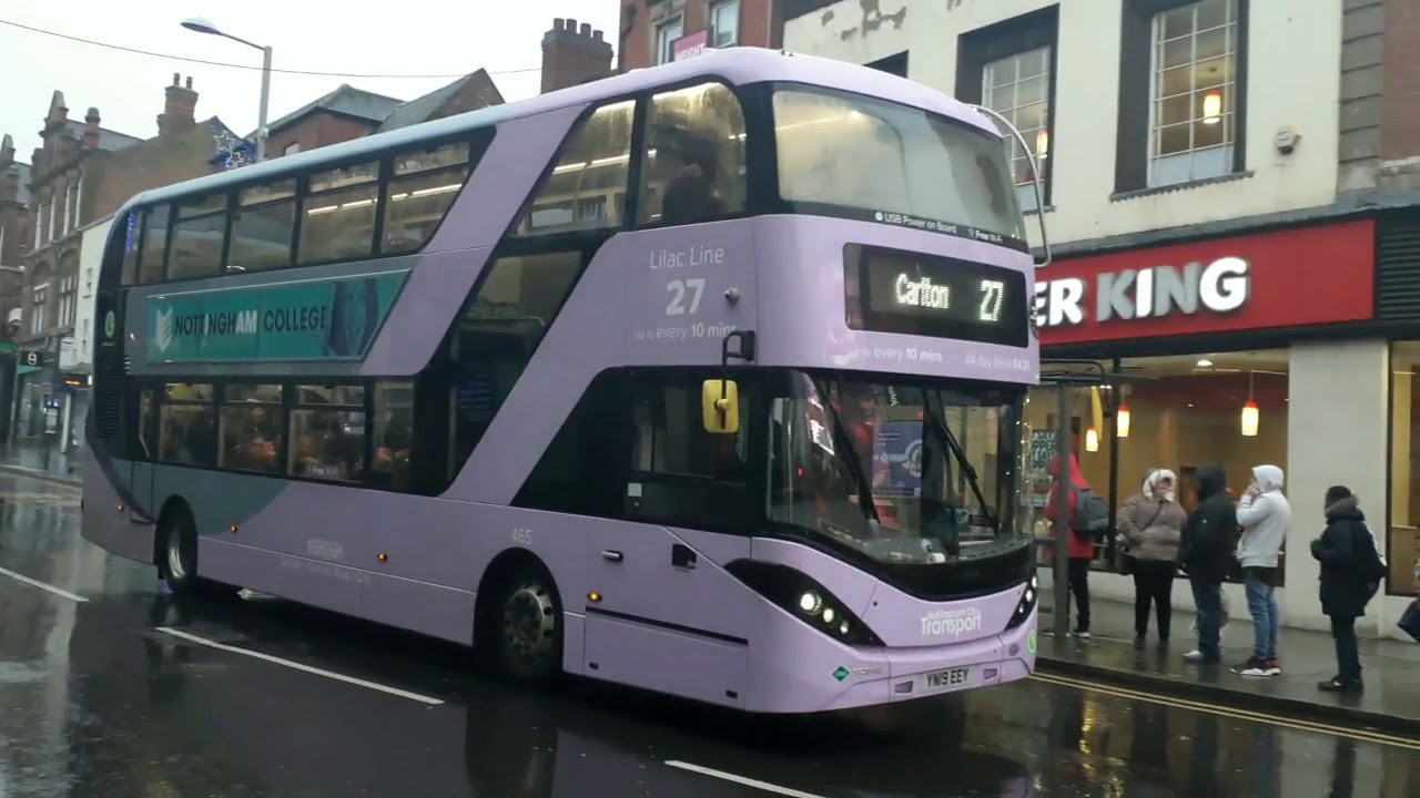 Boxing Day 2019 buses at Nottingham featuring Nottingham City Transport