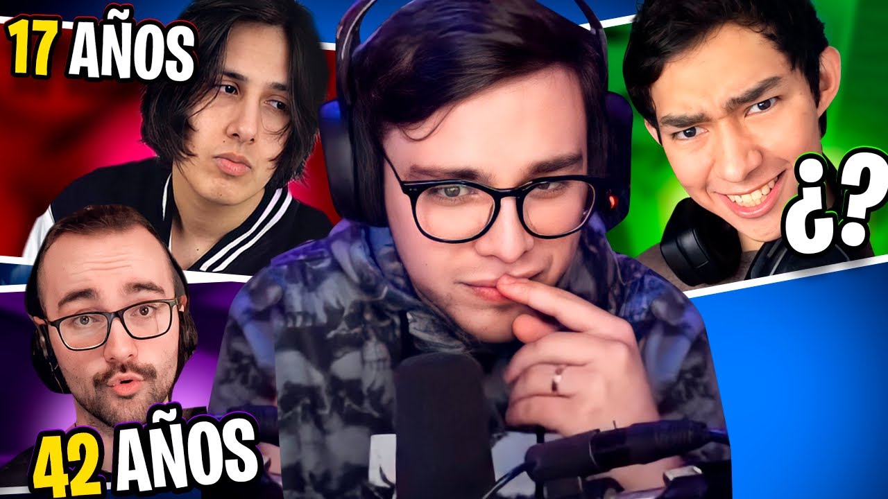 ¿QUÉ STREAMER ES MAYOR? 👴
