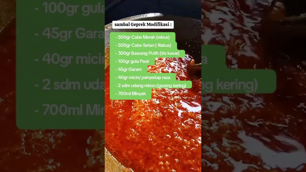 kumpulan resep Gratisan yang enak #reseprahasia #resepifanisa #reseppremium #sambalcabe #makanenak