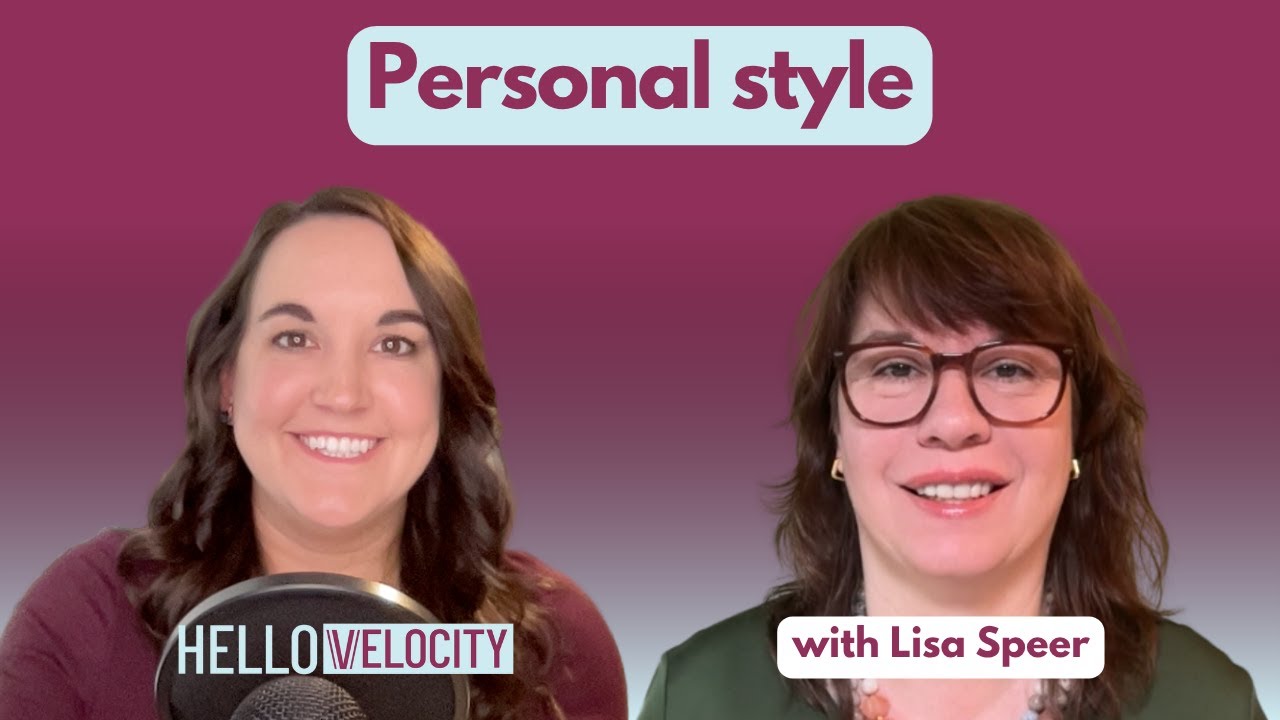 Personal style as a tool for confidence with Lisa Speer