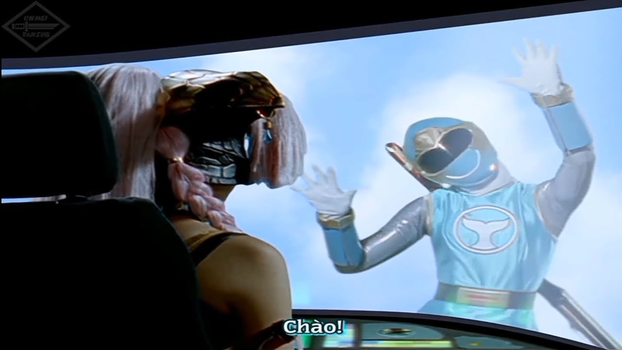 Nanami le pinta la cara a Wendinu Hurricanger escena