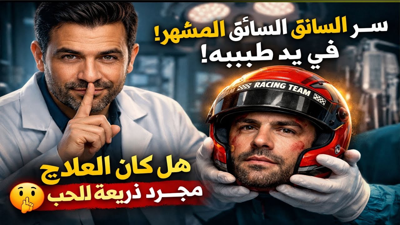 سر السائق المشهور في يد طبيبه.. هل كان العلاج مجرد ذريعة للحب؟ 🤫🚑