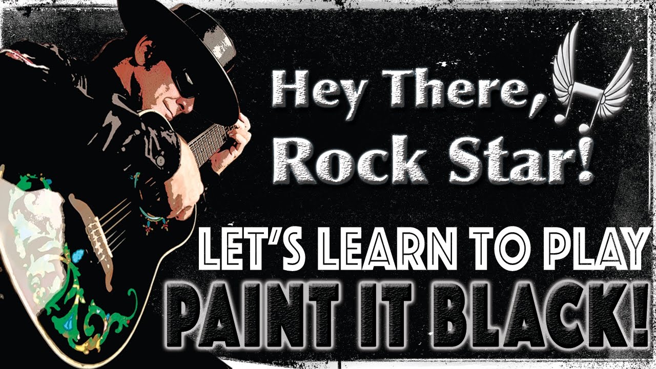 Урок игры на гитаре Paint it Black, часть 1 &mdash; Эстебан