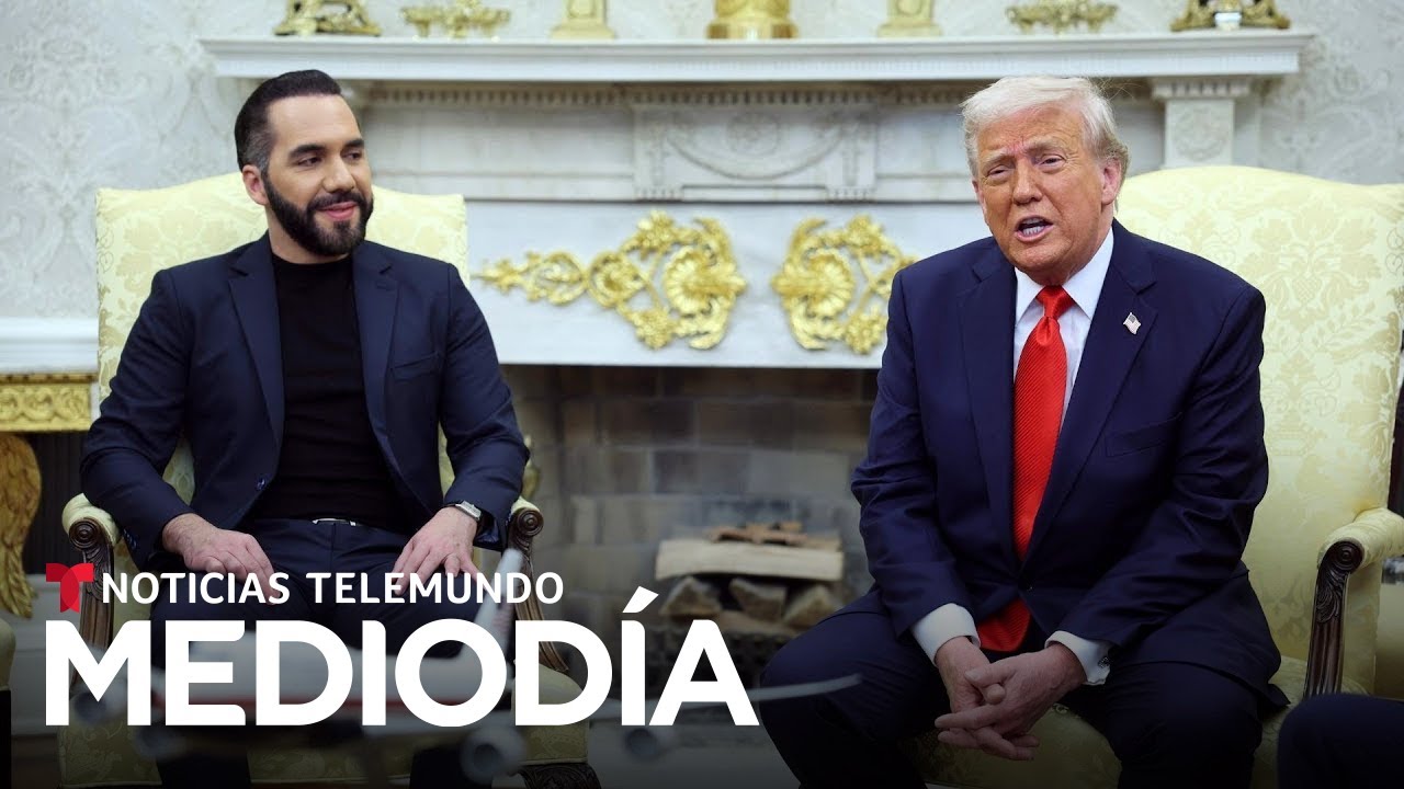 Esto alegó Bukele en la Oficina Oval para no devolver al deportado por error | Noticias Telemundo