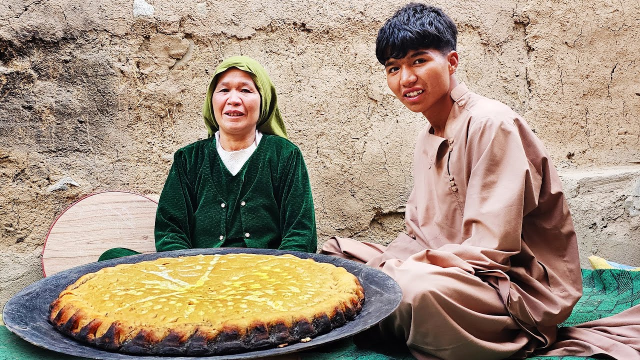 Baking Sweet Flatbread in the Mountains of Bamyan | Simple Village Moments