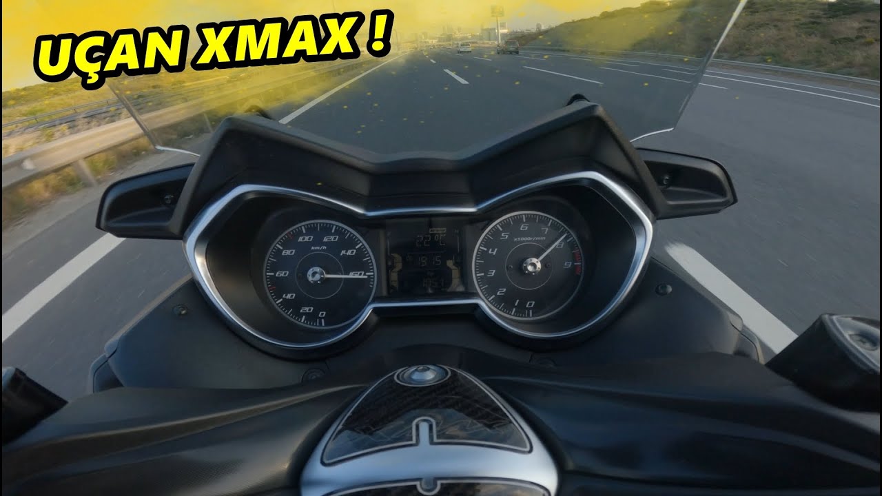 YAMAHA XMAX TECH MAX 250 TOP SPEED !