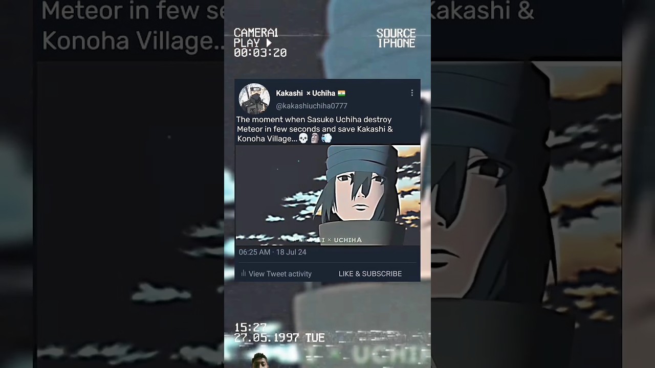 Sasuke destroy meteor#naruto#1millon#narutoshippuden#narutoshippuden#anime