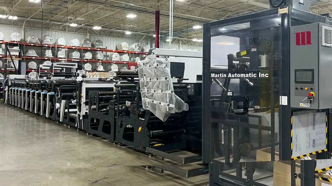 Montaje impresora Omet X7 670 en Tennessee EEUU