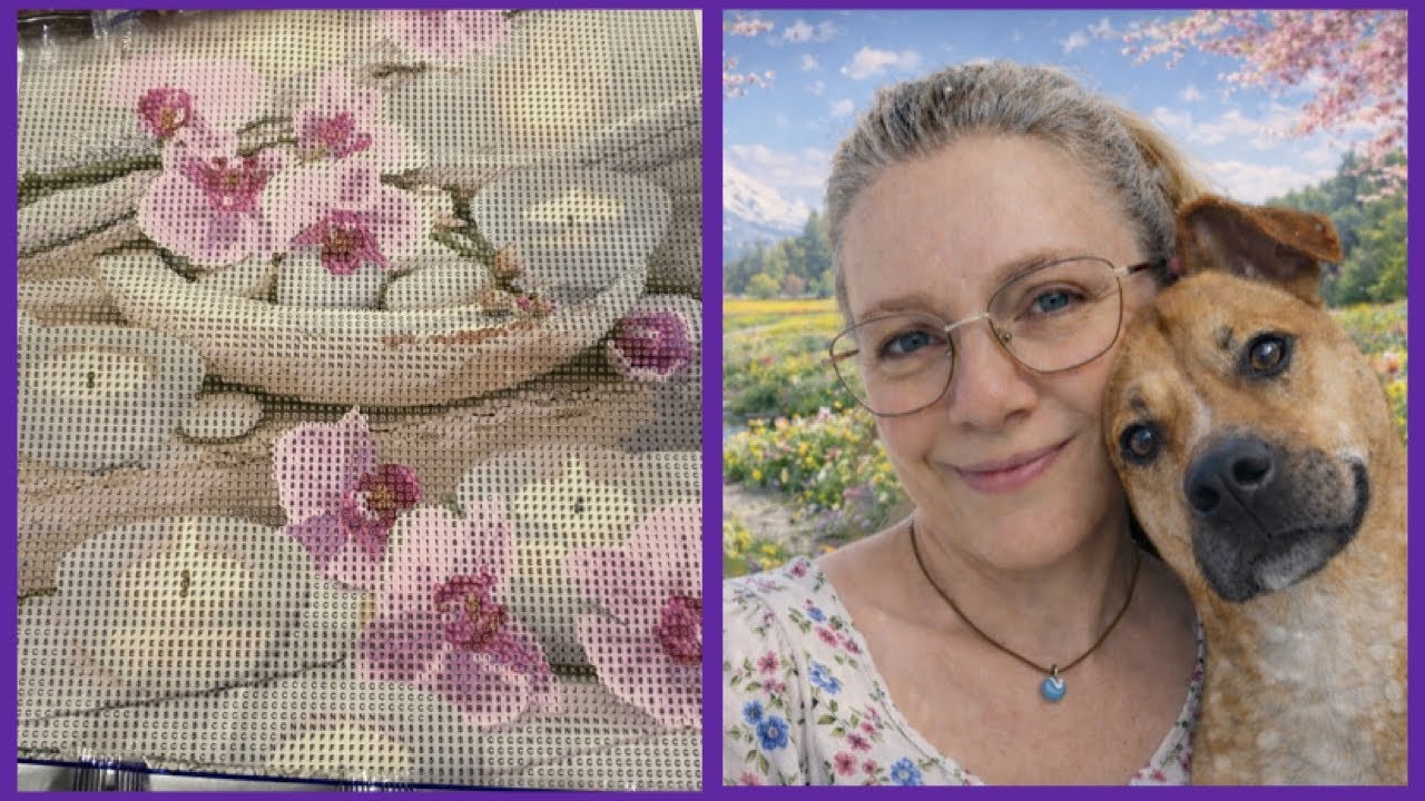 On plonge dans le Zen avec ce DP relaxant 🕯️🌸 #diamondpainting 