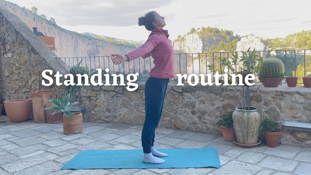 20 min Standing Stretches | Wrist free yoga routine | 📍 Casa La Baranda, Chulilla
