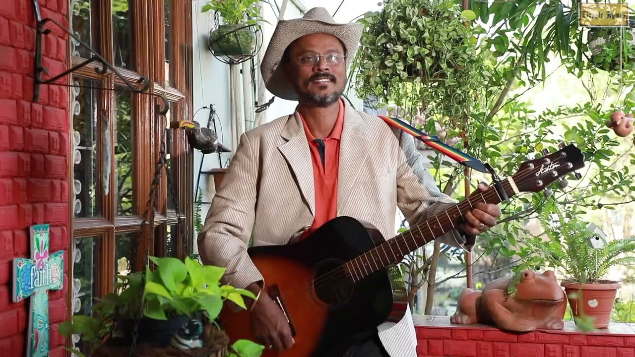 "Wonder What He Wrote In The Sand"- Solo Charles Jayaseelan-Classic Hymns Gospel album "Folk Wagon."