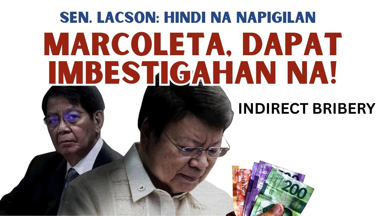 SEN. LACSON, BINAKBAKAN NA SI SEN. MARCOLETA, NILANTAD ANG LAHAT NG ISSUES