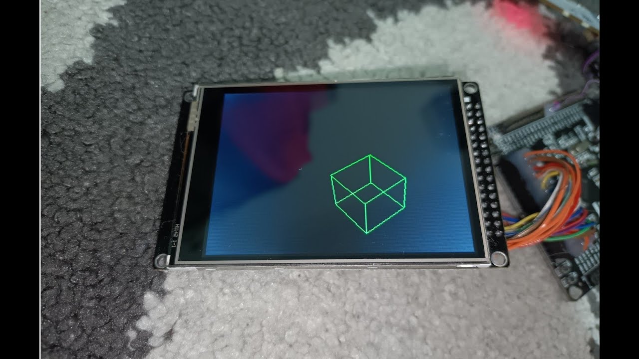 3D GRAPHIC STM32F407VE BLACK TFT IlI9341 FSMC