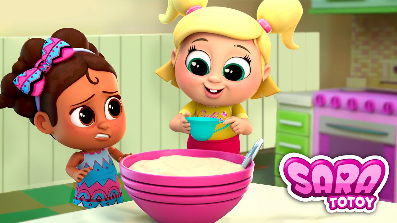 Desenho Educativo Infantil - Historinha da Sara Procurando o Óculos da Vovó!!! Em português