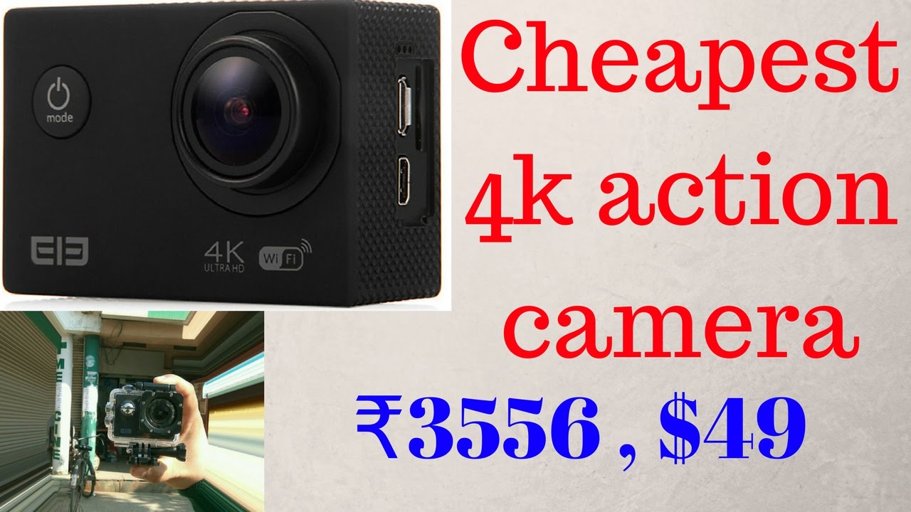 ₹3556 [$49]  4k Action Camera review! from Greabest in 