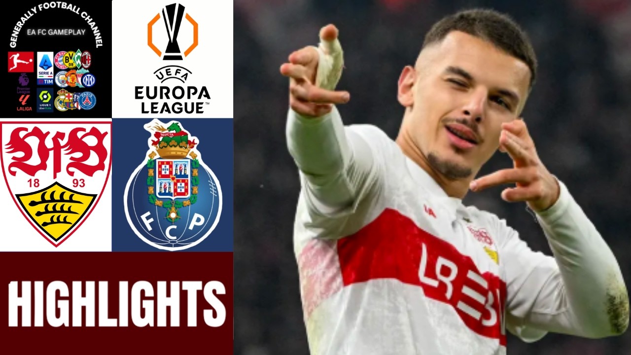 VFB Stuttgart vs FC Porto Achtelfinale  Qualifikation | UEFA Europa League | Fußball Highlights