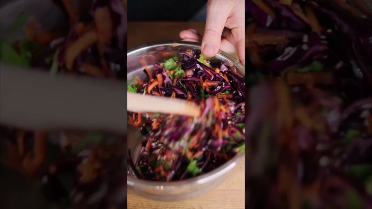 amazing ASIAN coleslaw. you want/need dis. #shorts #food #foodsh #foodshorts #recipe