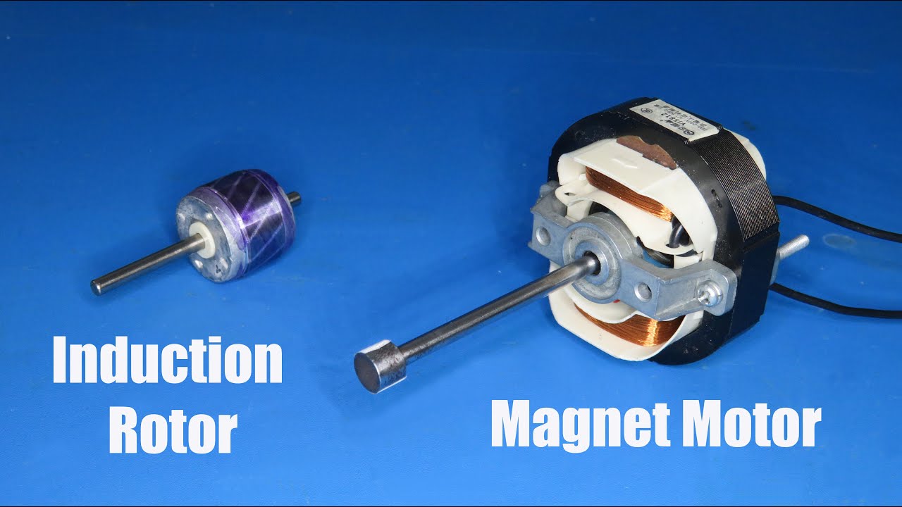 Turn a weak induction motor to a powerful Magnet motor AC 220V