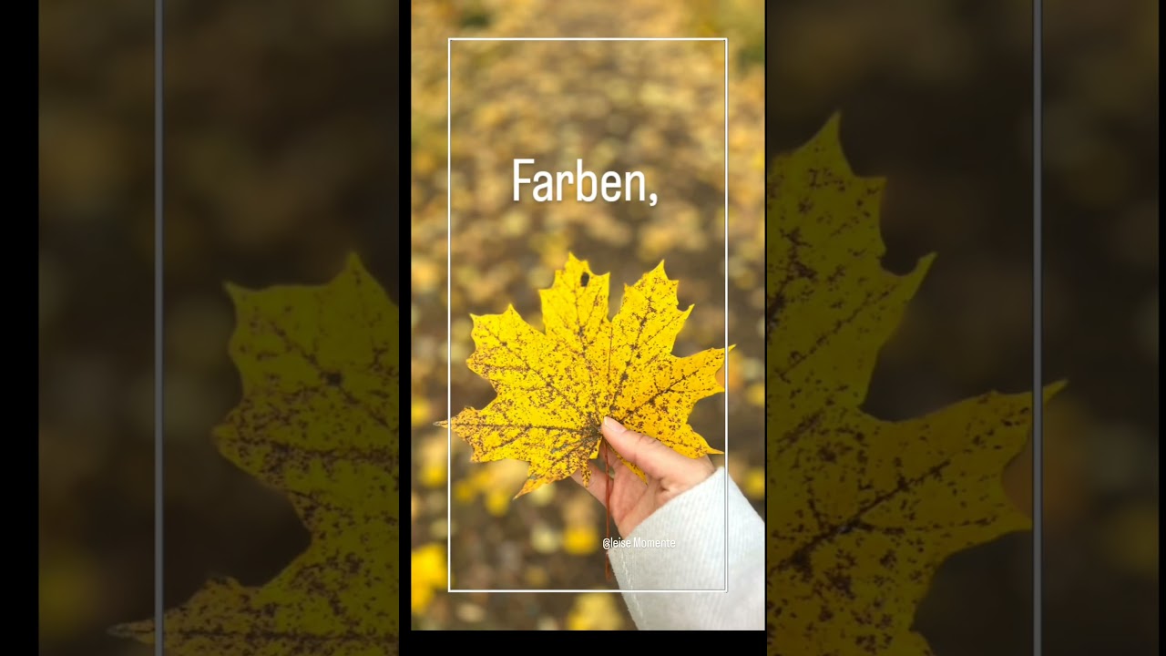 Herbstfarben. 