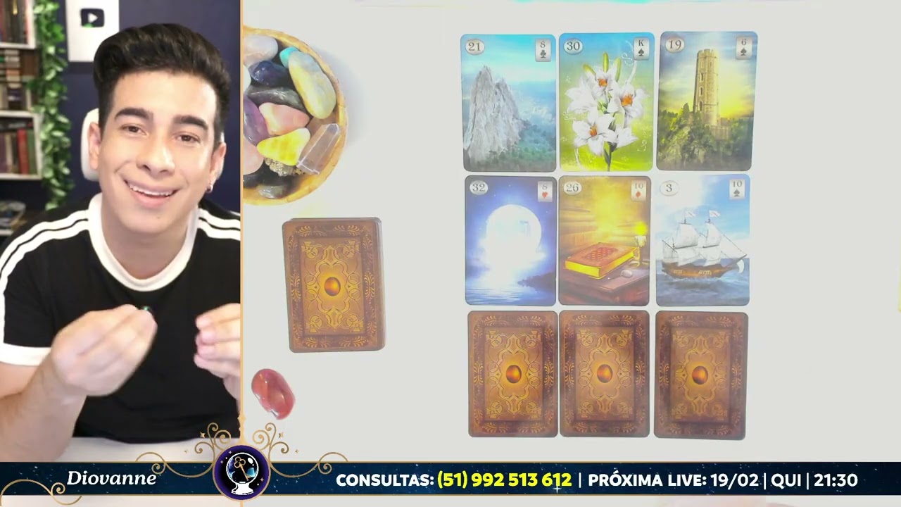 TUDÃO SOBRE ELE(A)! PENSAMENTOS, EMOÇÕES E AÇÕES! | Chave da Fortuna
