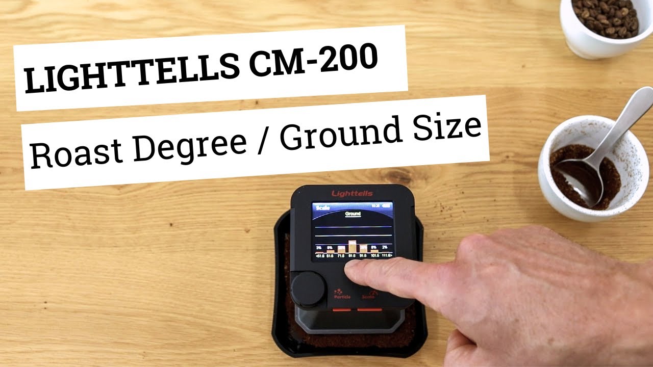 Lighttells CM-200 Colourimeter and Particle Size Analyser for Coffee