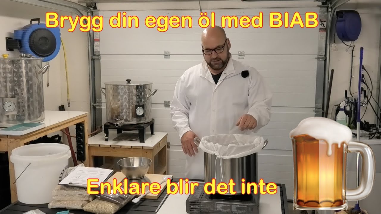 Brygg &ouml;l med BIAB, det enklaste s&auml;ttet att g&ouml;ra riktigt &ouml;l