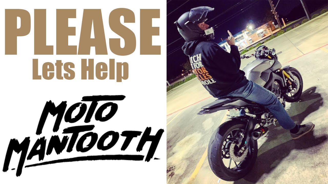 Let&rsquo;s help MotoMantooth! #Motomantooth